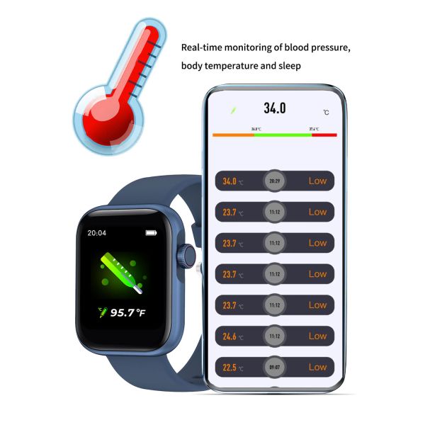 Монитор тарифа сердца лития 250mA полимера Smartwatch фитнеса людей LC201 BLE 5,0