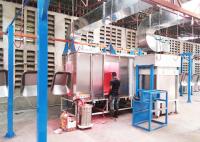 Lignes de revêtement de poudre chaîne de convoyeur automatique industrielle et Oven Systems à hautes températures