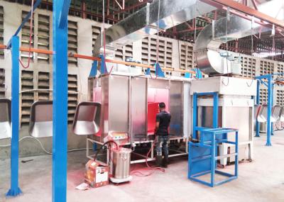 Linhas de revestimento corrente transportadora automática industrial e Oven Systems de alta temperatura do pó