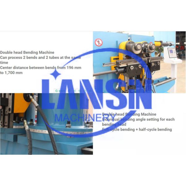 Гибочное устройство трубки трубы эллипсиса прямоугольника бортовой гибочной машины трубы 2 двойное главное