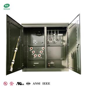 アメリカ規格 UL/CUL 認証 2000Kva 三相パッドマウント変圧器 12470V ～ 480V 液体充填配電用変圧器