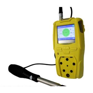 Policarbonato portátil seguro do detector de gás que abriga o log do alarme de