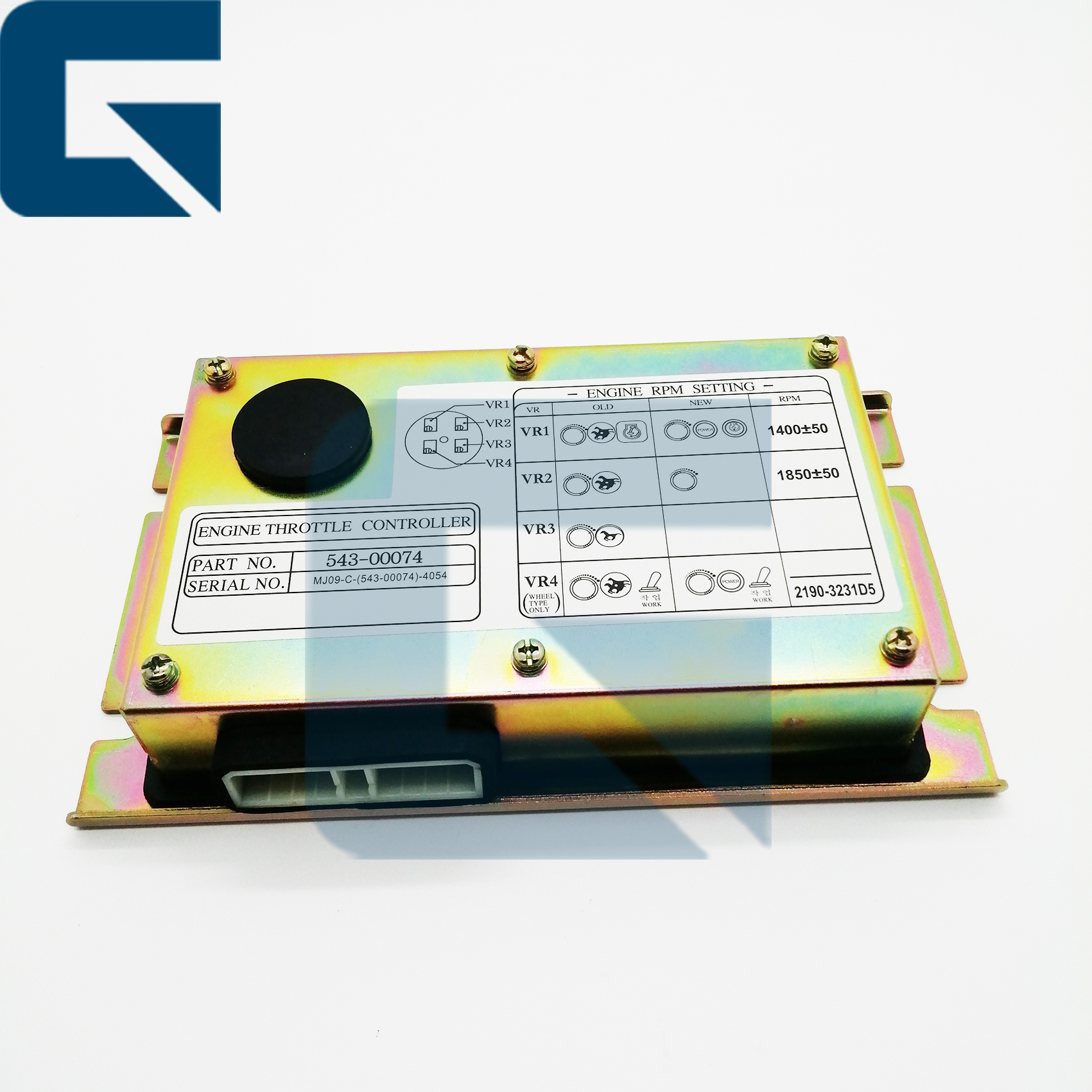 543-00074 Excavator Engine Computer Board Throttle Controller 54300074 for DH225-7 Excavator