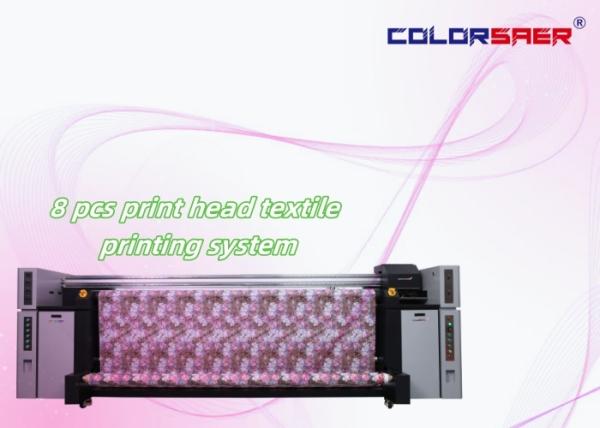 Manufacturer 8 Pcs Print Head Direct To Cotton Fabric Printing Machine