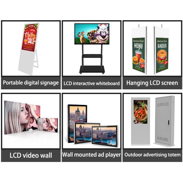 55 Inch IP55 Weatherproof Capacitive Touch Screen Floor Standing Digital Kiosk for Outdoor Advertising