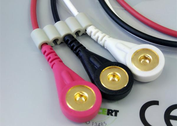 1M Length Patient Monitor Accessories , Monitor Connector Cable Solid Conductor