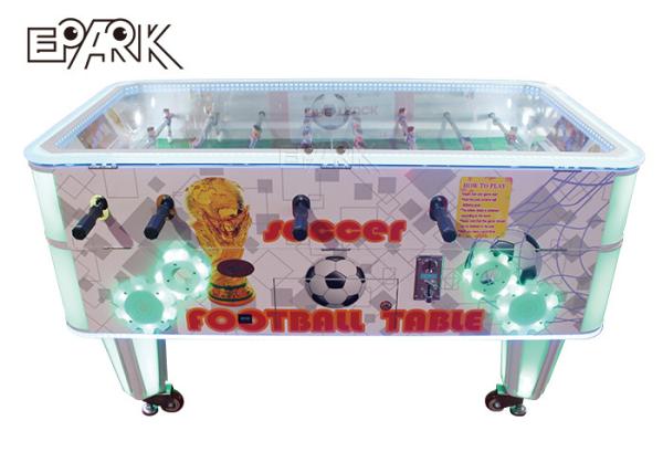 Coin Operated Soccer Ball Simulation Indoor Soccer Arcade Machine Electric Football  Table