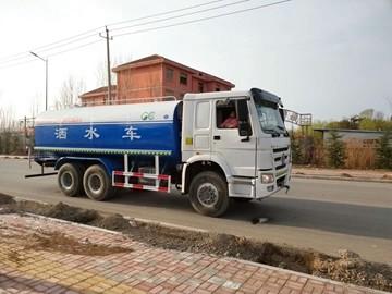 10 Cubic Meter Diesel Oil Used Water Tank Truck 173HP Euro 3