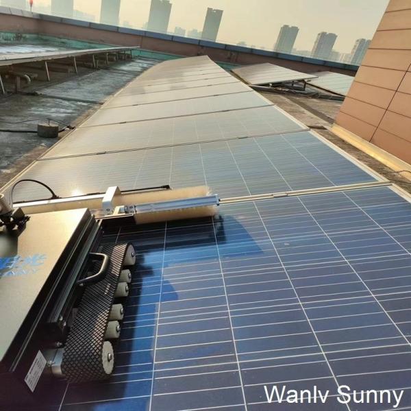 Office Location Wuxi City Electric Solar Panel Cleaning Robot with Charger E-Components