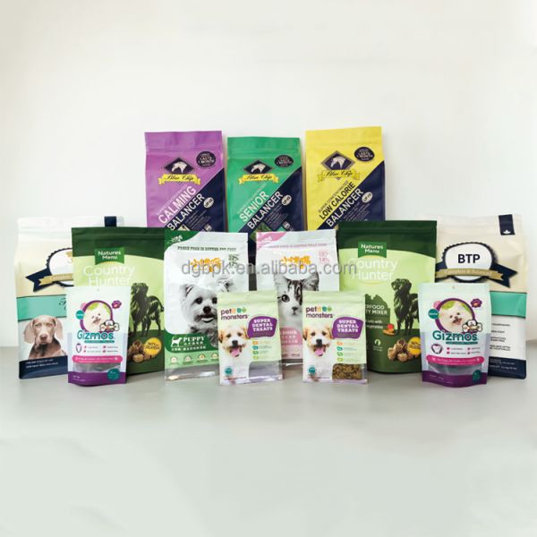Moisture-Proof Smell Proof Recyclable PE Dry Pet Food Pouch-Custom Logo Packaging for Cat Food & Pet Kibble