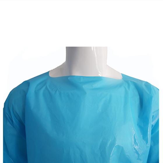 S&J Hospital Non-sterile doctor medical surgical gowns EN13795 waterproof disposable isolation surgical gown with thumb loop