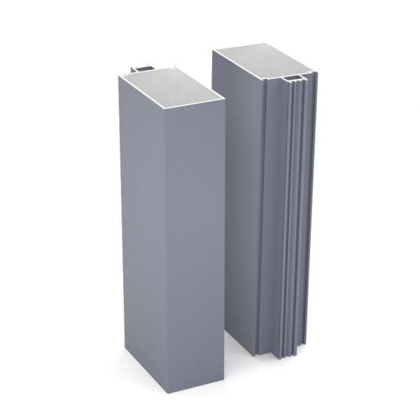 прямоугольная алюминиевая прессованная погода профиля 6063A 6060 устойчивая