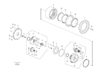 Bearing VOE14556703 14556703 Excavator Parts Vo-lvo EC240B