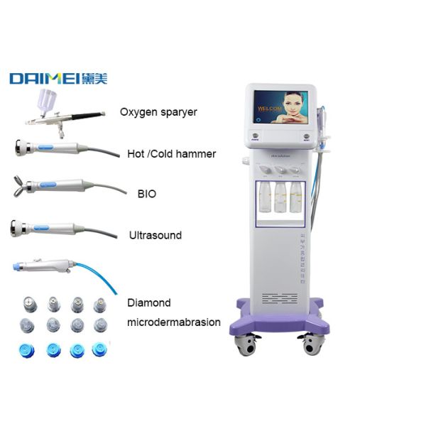 5 in 1 Oxygen Skin Treatment Machine Hydrafacial Microdermabrasion Ultrasonic