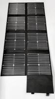 Instalação em terra do carregador de painéis solares portátil dobrável de 100W 18V para acampamento de RV