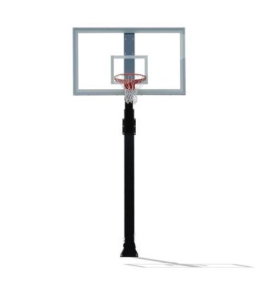 Waterproof Black Basketball Hoop Stand Rim 450MM With Powder Sprayed Surface