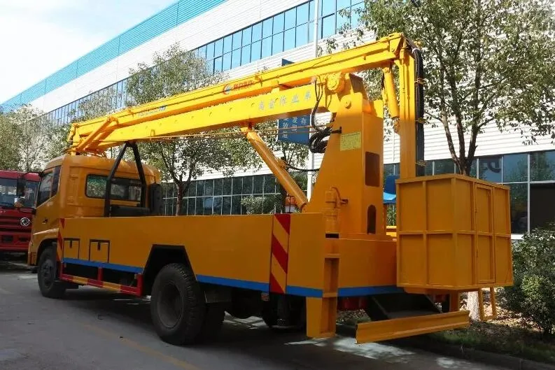 12m-18m Dongfeng Aerial Platform Truck High Altitude Working Platform Lift Truck