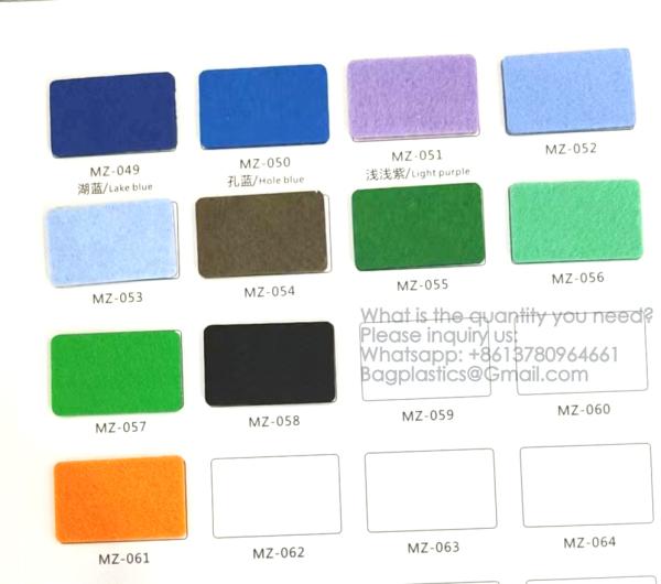 Biodegradable Sustainable Eco Friendly Green Felt Bag Storage High-Capacity Solid Color Two Shoulder Straps Custom Logo Felt Tote Bag Shopping