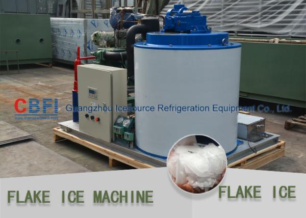 Large Daily Capacity Commercial Flake Ice Machine Fresh Water 10 Tons - 30 Tons