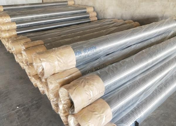 Tela contínua econômica do entalhe, poço de água de aço inoxidável - selecione a tubulação