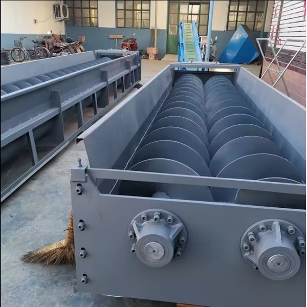 Transportador de carga de acero al carbono para transporte de calor con tornillo para industria química