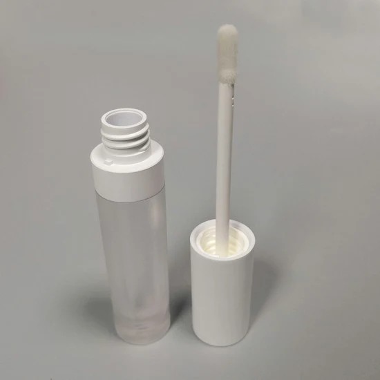 JL-LG105B 7ml Custom Made Lip Gloss Tubes Platic ABS Round Clear