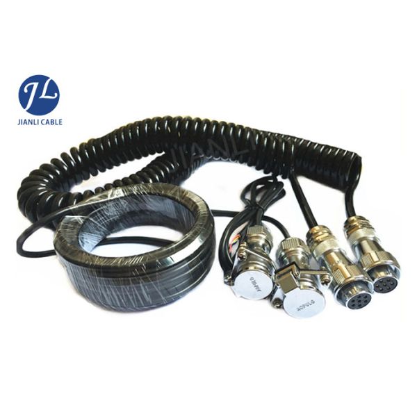 Truck Trailer 7 Pin Rear View Camera Cable Camera Kits With 4 Pin Connector 