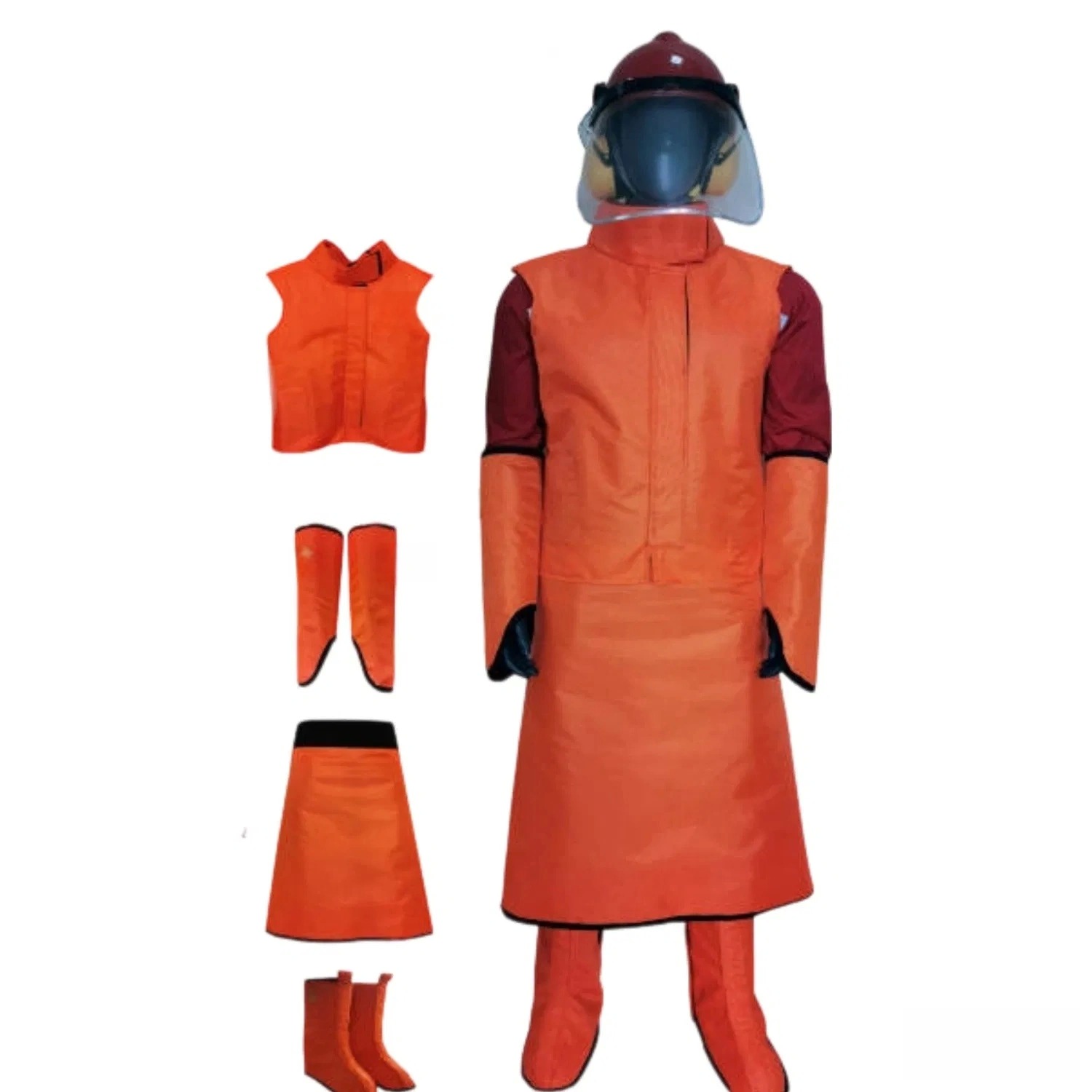 Puncture Resistant Water Jetting Safety Suit Flexible Protective Clothing Coverall Adjustable