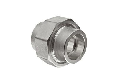 Socketwelded Union Pipe Stainless Steel Tube Fittings , Threaded Socket Weld Pipe Fittings