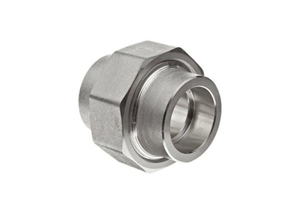 Socketwelded Union Pipe Stainless Steel Tube Fittings , Threaded Socket Weld Pipe Fittings