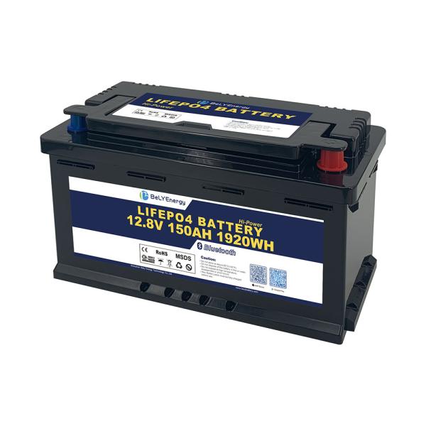 Bluetooth Bely New Design 12V 150AH Battery 100ah For Yacht / Yacht Scooter