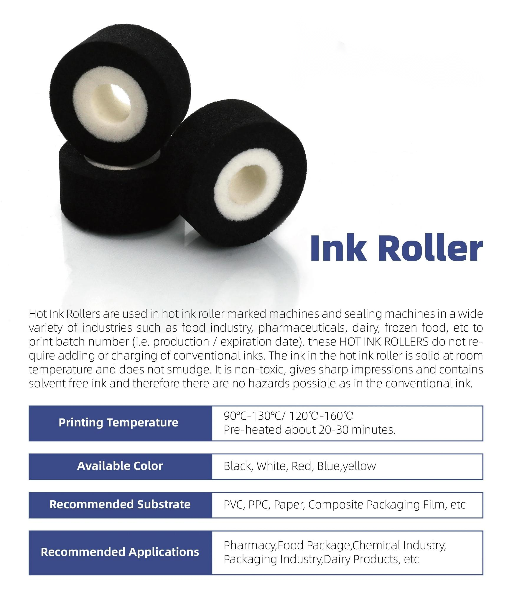 Hot Ink Roll 36mm*32mm Plastisol Ink for Guarantee 1 1 Replancement Defective Product