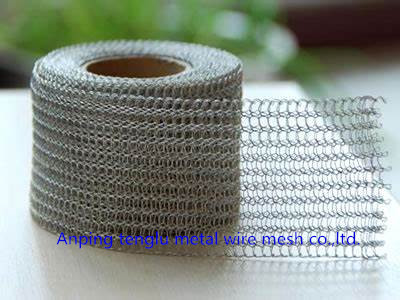 Blanket Stainless Steel Knitted Mesh , Copper Cleaning Welded Wire Screen
