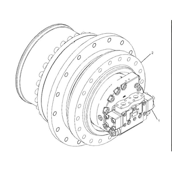 Конечная передача 296-6246 336Д коробки передач передачи экскаватора гусеницы Э336Д
