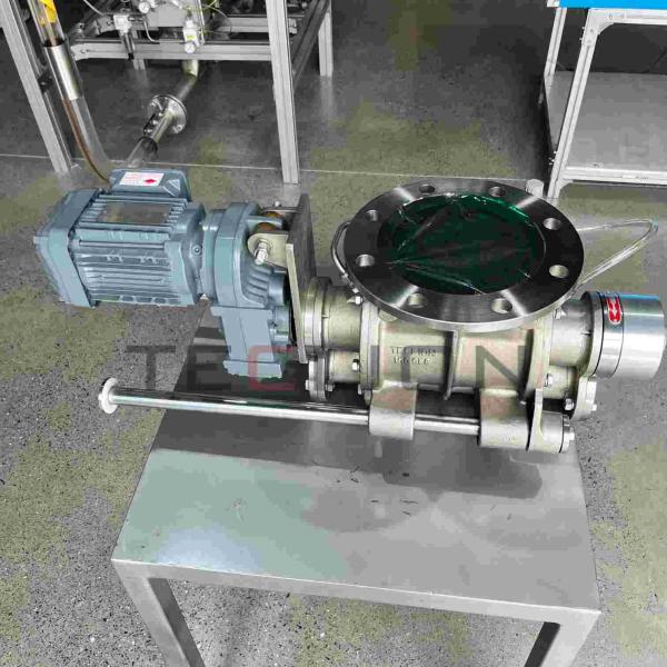 La vanne rotative est utilisée pour le transport pneumatique, avec un rotor amovible et une structure de type nettoyage