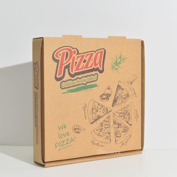 Custom Pizza Boxes Packaging Logo Carton Baking Cardboard Box Packaging for Food Box Packaging