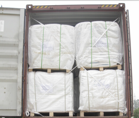 Large Circular / Tubular FIBC White Gravel Bulk Bag OF Polypropylene