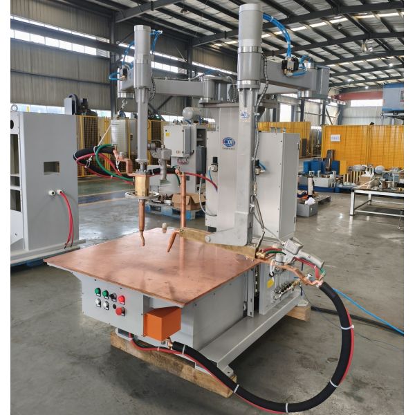 Medium Frequency Sheet Metal China Made Contact 3 Phase Industrial Resistance Standing Table Arm Desktop Spot Welding Machine