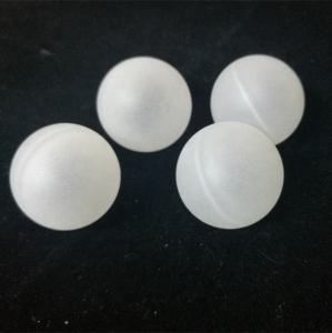 Cor plástica de flutuação oca lustrada do branco da esfera das bolas do