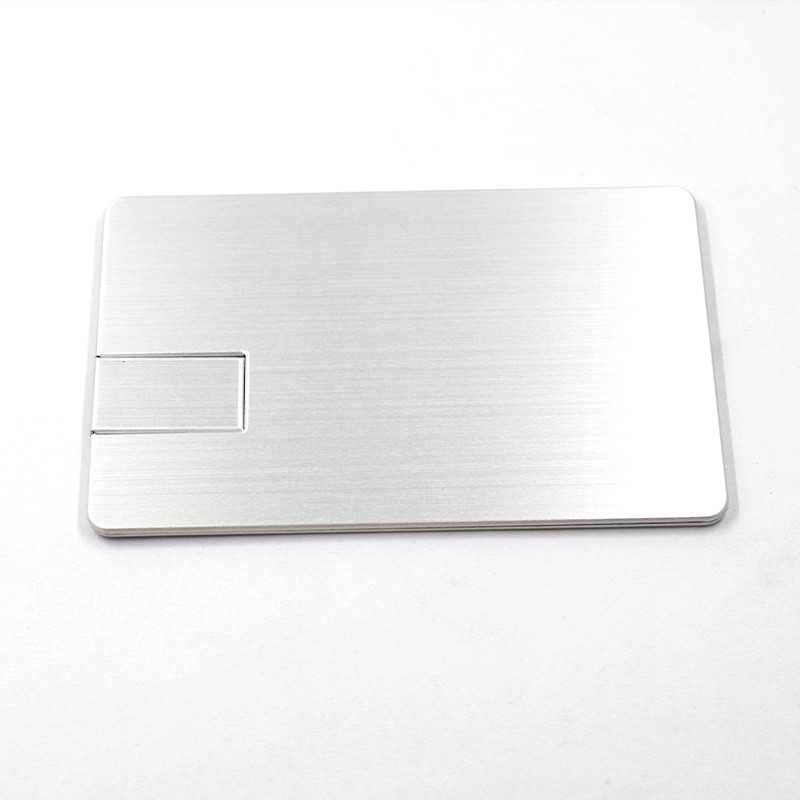 Usb стиля кредитной карточки металла 32GB 64GB управляет вспышкой 2,0 80MB/S UDP