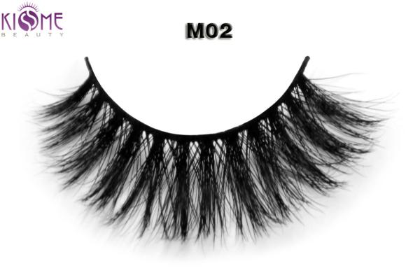 3D 100% Hand-made Natural Look Fur Fake Eye lashes for Makeup 1 pair package