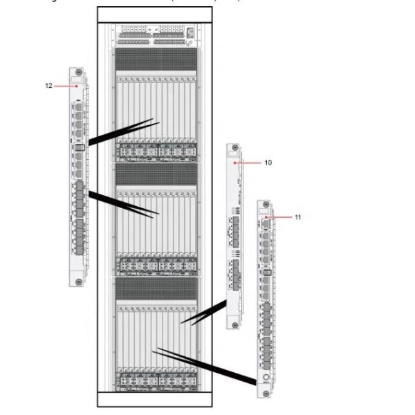 USN9810 Rear Board 03053875= CN21SWIB1 OSTA2.0,CN21SWIB1,Switch Unit Interface,With L2/L3 clock module