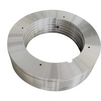 Hardness Carbide Steel Round Slitter Blades Polished CNC Grinding AlTiN Coating