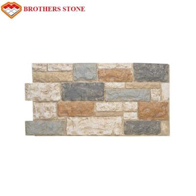 Rusty Slate Cultured Stone Wall Cladding, Stacked Stone Panel, Ledger Stone Veneer
