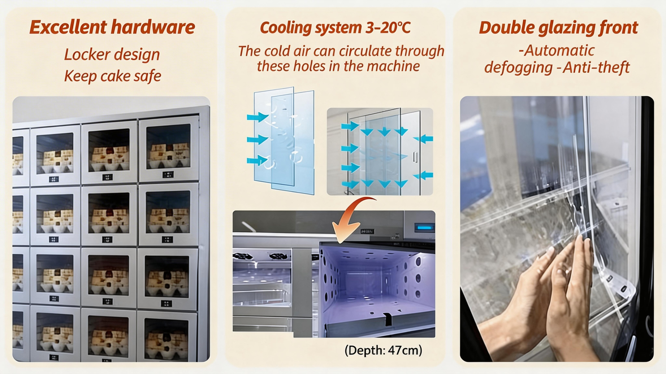WEIMI Locker Vending Machine for Pre-Order & Pickup Smart Self Service Solution