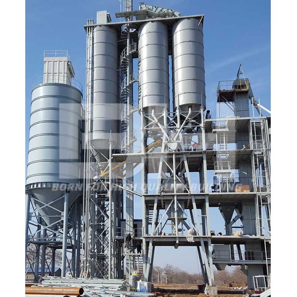 Compact Tower Type Dry Mix Plant Automatic Wall Putty Manufacturing Machine