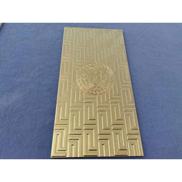 300x600mm Golden Yellow Crystal Polished Tile for Interior & Exterior