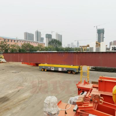 Steel Plant Material Transfer Trolley 50 Tons Steerable Electric Remote Control