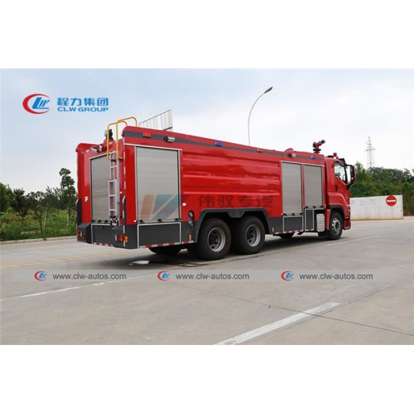 Camion sec de lutte contre l'incendie de poudre de la roue 12m3 d'ISUZU GIGA 6X4 10