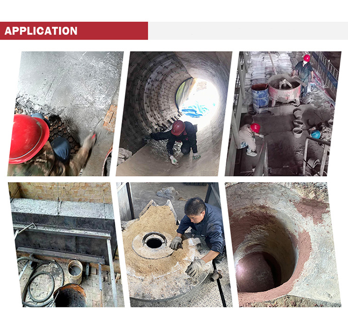 Phosphate Bonded Refractory Plastic Castable High Corrosion Resistance